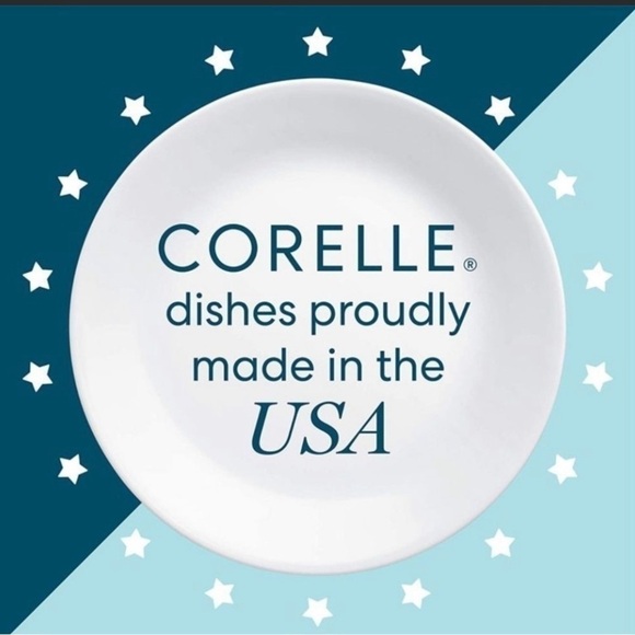 CORELLE Winter Frost White Divided 8.75" D Lunch Plates, Set of 4, Brand New - Picture 4 of 7